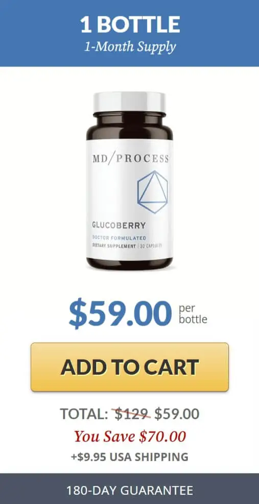 GlucoBerry - 1 Bottle